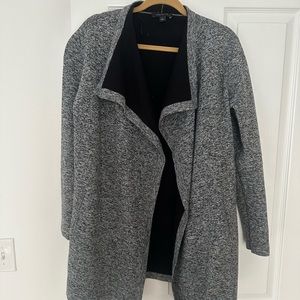 ANN TAYLOR Long Heavy Work Sweater - Gray